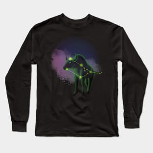 Zodiac Art Taurus Long Sleeve T-Shirt